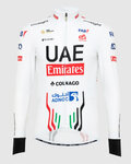 PISSEI Hosszú ujjú kerékpáros mez - UAE TEAM EMIRATES 2024 - fehér
