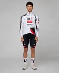 PISSEI Hosszú ujjú kerékpáros mez nyári - UAE TEAM EMIRATES - XRG 2026 REPLICA - fehér/piros/fekete