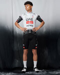 PISSEI Kerékpáros mellény - UAE TEAM EMIRATES 2025 - fehér/fekete