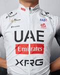 PISSEI Kerékpáros mellény - UAE TEAM EMIRATES 2025 - fehér/fekete