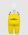 PISSEI Rövid kerékpáros nadrág kantárral - UAE TEAM EMIRATES 2024 REPLICA SANREMO - TDF 24 - sárga