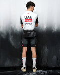 PISSEI Rövid ujjú kerékpáros póló - UAE TEAM EMIRATES 2025  - fehér/fekete