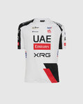 PISSEI Rövid ujjú kerékpáros póló - UAE TEAM EMIRATES - XRG 2026  - fehér/fekete/piros