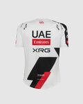 PISSEI Rövid ujjú kerékpáros póló - UAE TEAM EMIRATES - XRG 2026  - fehér/fekete/piros