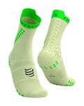 COMPRESSPORT Klasszikus kerékpáros zokni - PRO RACING SOCKS V4.0 TRAIL - zöld