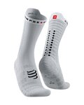 COMPRESSPORT Klasszikus kerékpáros zokni - PRO RACING SOCKS V4.0 ULTRALIGHT BIKE - szürke
