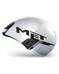 MET Kerékpáros sisak - CODATRONCA - fehér/ezüst