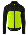 AGU Kerékpáros dzseki béléssel - ESSENTIAL HIVIS WNT - sárga/fekete