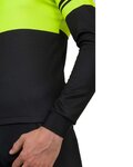 AGU Hosszú ujjú kerékpáros mez - DUO WINTER - fekete/sárga