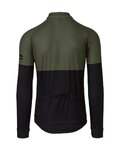 AGU Hosszú ujjú kerékpáros mez - DUO WINTER - fekete/zöld