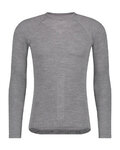 AGU Hosszú ujjú kerékpáros póló - WINTERDAY MERINO - szürke