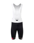 AGU Rövid kerékpáros nadrág kantárral - JUMBO-VISMA 2021 - fekete
