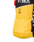 AGU Rövid ujjú kerékpáros mez - JUMBO-VISMA 22 KIDS - sárga/fekete