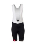 AGU Rövid kerékpáros nadrág kantárral - JUMBO-VISMA 22 KIDS - fekete