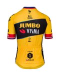AGU Rövid ujjú kerékpáros mez - JUMBO-VISMA 2023 PRIMOZ ROGLIC - fekete/sárga