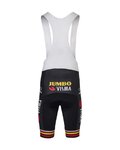 AGU Rövid kerékpáros nadrág kantárral - JUMBO-VISMA TRIPLE VICTORY 2023 - fekete