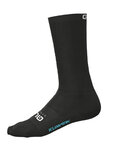 ALÉ Klasszikus kerékpáros zokni - TEAM KLIMATIK H22 - fekete/fehér