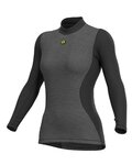 ALÉ Hosszú ujjú kerékpáros póló - BIOCERAMIC LADY - szürke