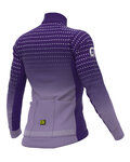 ALÉ Hosszú ujjú kerékpáros mez - BULLET LADY WINTER - lila