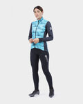 ALÉ Kerékpáros dzseki béléssel - SOLID SHARP LADY WNT - világoskék/fekete