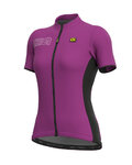 ALÉ Rövid ujjú kerékpáros mez - COLOR BLOCK LADY - lila