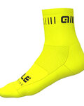 ALÉ Klasszikus kerékpáros zokni - STRADA Q-SKIN  - sárga