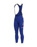 ALÉ Hosszú kerékpáros nadrág kantárral - BIKE EXCHANGE 2022 - kék