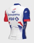 ALÉ Rövid ujjú kerékpáros mez - GROUPAMA FDJ 2022 - piros/kék/fehér