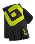 ALÉ Kerékpáros kesztyű rövid ujjal - AIR - fekete/sárga