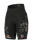 ALÉ Rövid kerékpáros mez rövidnadrággal - VERSILIA LADY - fekete