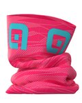 ALÉ Kerékpáros nyakmelegítő - ROCK - rózsaszín/türkiz