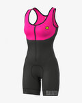 ALÉ Kerékpáros overál - CLASSICO RL 2.0 LADY - rózsaszín/fekete
