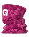 ALÉ Kerékpáros nyakmelegítő - TRIANGLES - lila/rózsaszín