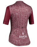 BIANCHI MILANO Rövid ujjú kerékpáros mez - SOSIO LADY - lila