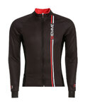 Hosszú ujjú kerékpáros mez - BLADE WINTER - fekete/piros