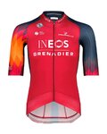 BIORACER Rövid ujjú kerékpáros mez - INEOS GRENADIERS 2023 EPIC RACE - piros/kék