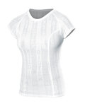 BIOTEX Rövid ujjú kerékpáros póló - BIOLUX LADY - fehér