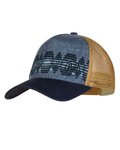 BUFF Kerékpáros sapka - TRUCKER TZOM - sárga/kék