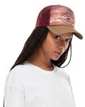 BUFF Kerékpáros sapka - TRUCKER SYKORA - bordó/barna