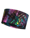 BUFF Kerékpáros fejpánt - COOLNET UV+® WIDE - rózsaszín/fekete/sárga/kék