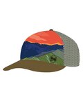BUFF Kerékpáros sapka - TRUCKER PANORÁMA - narancssárga/kék/zöld