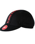 CASTELLI Kerékpáros sapka - RETRO 3 - piros/fekete