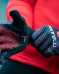 CASTELLI Kerékpáros kesztyű hosszú ujjal - CW 6.1 CROSS - fekete