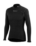 CASTELLI Hosszú ujjú kerékpáros póló - FLANDERS WARM - fekete