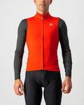 CASTELLI Kerékpáros mellény - PRO THERMAL MID - piros