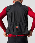CASTELLI Kerékpáros mellény - PRO THERMAL MID - fekete