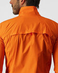 CASTELLI Kerékpáros vízálló esőkabát - EMERGENCY RAIN 2 - narancssárga