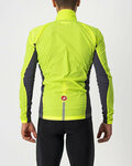 CASTELLI Kerékpáros szélálló dzseki - SQUADRA STRECH - sárga