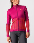 CASTELLI Hosszú ujjú kerékpáros mez - SORPRESA LADY WINTER - rózsaszín
