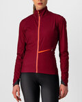 CASTELLI Kerékpáros dzseki béléssel - GO LADY WINTER - bordó